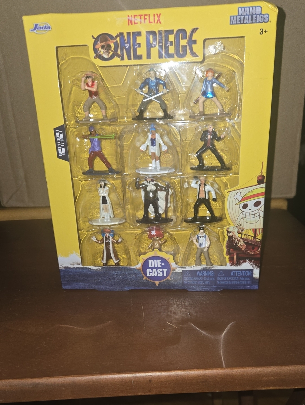 2026 Netflix One Piece Die-Cast Nano Metalfigs Jada 12 Pack Figures